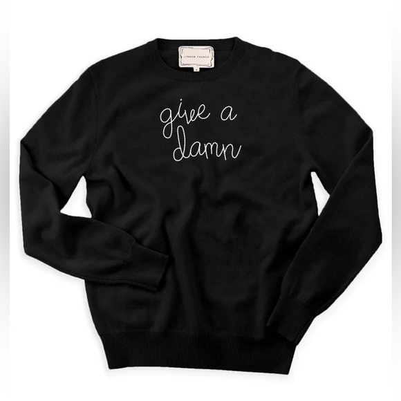 LINGUA FRANCA Sweaters - Give a damn Lingua Franca crewneck